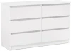 497489 Комод Woodville Мадера К6М белый 497489