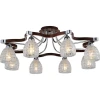 415-08-13 chrome + walnut Потолочная люстра N-Light 415 415-08-13 chrome + walnut