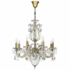 790111 Подвесная люстра Osgona Schon 790111 (220V, хрусталь, подсвечник, свеча)