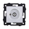 REA-020WH Розетка спутниковая SAT белый Kollinger REA-020WH для Aspekt, Eleganz, Reflex