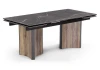 621202 Кухонный стол Woodville Саливан 180x90 nero marquina / дуб бомонд лофт