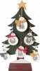31-549-36 Новогодняя декоративная фигура из дерева с 6 фоторамками Snowlight