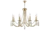 VICTORIA SP8 GOLD/AMBER Подвесная люстра Crystal Lux Victoria SP8 GOLD/AMBER