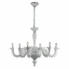 CA' REZZONICO SP6 BIANCO Подвесная люстра со свечами белая Ideal Lux CA' REZZONICO SP6 BIANCO