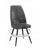 00-00084793 Стул DikLine 327 поворотный M14 серый, ножки черные 00-00084793