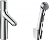 72291000 Смеситель Hansgrohe Talis Select S 72291000 для раковины с гигиеническим душем, с донным клапаном Push-Open