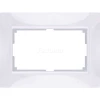 WL03-Frame-01-DBL-white Рамка для двойной розетки Werkel Snabb, белый