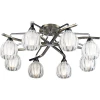 404-08-13 chrome + antique brass Потолочная люстра N-Light 404 404-08-13 chrome + antique brass