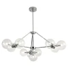 LSP-8392 Потолочная люстра на штанге Lussole Hartwell LSP-8392 (220V, шарики, молекулы, IP21)