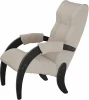 008372 Кресло для отдыха Модель 61 Ткань ультра санд, каркас венге от фабрики Mebelik
