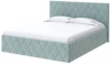 1926825 PROxSON Кровать Fresco (Ткань: Велюр Monopoly Мятный лёд (670)) 120x200