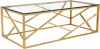 GY-CT2051214GOLD Журнальный стол Garda Decor GY-CT2051214GOLD (Золото/Прозрачный)