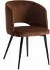 19068 Обеденный стул Tetchair WIND (Ткань,Металл/Коричневый,Черный )