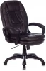 CH-868N/COFFEE Кресло руководителя Бюрократ CH-868N темно-коричневый NE-15 эко.кожа крестовина пластик