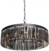 40.3278-2 Подвесная люстра Rh Rhys Smok Glass Prism Round Chandelier 80 By ImperiumLoft 40.3278-2 (220V, на цепи)