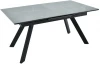RF 0419 Стол Adam раскладной 140-190x90x75см, серый мрамор, чёрный Bradex Home RF 0419