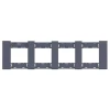 AA4802M4AL Рамка 4-ая графит матовый Meiton AA4802M4AL