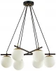 5212/6 Подвесная люстра Randi 5212/6 черный, золотой E27 6*60W (220V, на проводе, шар)