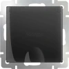 WL08-SKGSC-01-IP44 Розетка встраиваемая с заземлением, шторками и крышкой Werkel, черный