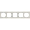 WL03-Frame-05 Рамка на 5 постов Werkel Snabb Basic, слоновая кость