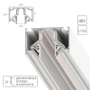 A473233 Магнитный шинопровод под натяжной потолок Arte Lamp Linea-Accessories A473233