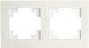 49595 Рамка на 2 поста (белый) Stekker Катрин 49595