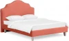 637339 Кровать Queen II Victoria L 1600 ОГОГО (арт.637339), (Ткань/Оранжевый)
