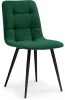 502065 Стул Notta на металлокаркасе Чилли К зеленый / черный 502065