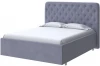 2019522 PROxSON Кровать Classic Large (Ткань: Велюр Casa Благородный серый) 120x200