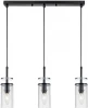 10191/3S Подвесной светильник Escada Avolto 10191/3S 3х40Вт Е14, металл/стекло, черный (220V, на проводе)