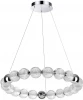5007/60L Подвесной светильник Odeon Light Crystal 5007/60L хром/металл/акрил LED 60W 4000K 4987лм (220V, на тросе, шарики, бусы)