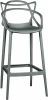 601CPP-LMZL MASTERS BAR, цвет сиденья тёмно-серый (GR-04) Стул барный MASTERS BAR (тёмно-серый (GR-04))