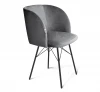 1487471102 Стул Sheffilton SHT-ST33/S64 угольно-серый/черный муар 1487471102