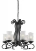 A7915LM-6BK Подвесная люстра Arte Lamp Scroll A7915LM-6BK