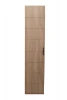 GD-10024/2-3(глухой) GD-10024/2-3 Шкаф Alto пенал c вешалкой,цвет дуб Урбан Кофейный, фасад глухой 50*57*228.5см Garda Decor