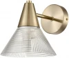 6596/1W Бра Lumion Corne 6596/1W латунь титаниум/прозрачный, металл/стекло E27 1*60W 220V