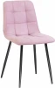 7094-LML ALEX, цвет сиденья сиреневая ткань (UF860-04B), цвет основания черный Стул обеденный ALEX (черные матовые ножки, сиреневая ткань (UF860-04B))