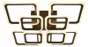 6201-702 Потолочная люстра светодиодная Rivoli Kinga 6201-702 150 Вт LED 3000К-6000К с пультом