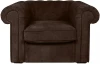 329807 Кресло Chesterfield ОГОГО (арт.329807), (Ткань/Коричневый)