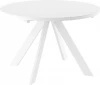 101942 Стол МАМАДОМА Рондо D120, Белый Маттелюкс/Белый
