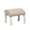 4687206818514 Пуф Leset Универсальный с кантом 4687206818514 Фанера,Шпон, Велюр, Бежевый, Слоновая кость