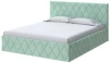 2022952 PROxSON Кровать Fresco (Ткань: Велюр Teddy Мятный) 80x200