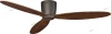 313262CAS Вентилятор потолочный с пультом управления Casafan Eco Plano, 3 лопасти, коричневый, кедр
