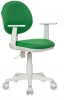CH-W356/GREEN Кресло детское Бюрократ CH-W356 зеленый V398-42 крестовина пластик пластик белый