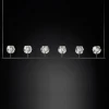 40.1222 Потолочная люстра на штанге Rh Boule De Cristal Linear Chandelier 6 Black Imperiumloft 40,1222 (84807-22)