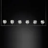 40.1222 Потолочная люстра на штанге Rh Boule De Cristal Linear Chandelier 6 Black Imperiumloft 40,1222 (84807-22) (220V)