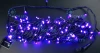 RL-T20C2-B/V Гирлянда светодиодная фиолетовая 8 режимов свечения 220B, 200 LED, провод черный, IP54 RL-T20C2-B/V Rich LED