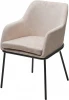688М05717 Стул M-City АЛИСТЕР, цвет RAIN 2 какао велюр / черный каркас