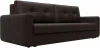 121276 Диван прямой Лига-031 (Коричневый/Экокожа) Лига Диванов арт.121276