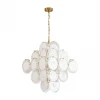 8320/8 Подвесная люстра Lumion Chipsy 8320/8 латунь/белый, металл/стекло E14 8*40W 220V